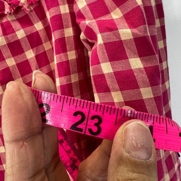 Holding Horses Anthropologie Button Down 8 Checkard - Picture 5 of 7